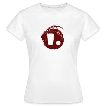 Party Monster Party Beer Pong - T-shirt Femme - blanc - Devant - AI Model Female 172 dark (172cm)