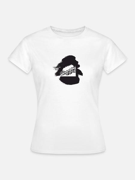 Achterbahn rollercoaster Festzelt - Frauen T-Shirt - Weiß