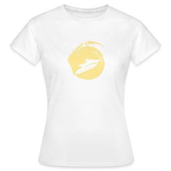 Jet Ski Wakeskate - T-shirt Femme - blanc - Devant - AI Model Female 172 dark (172cm)
