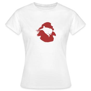 Wingsuit Fliegen Gleiter - Frauen T-Shirt - Weiß - Vorne - AI Model Female 172 dark (172cm)