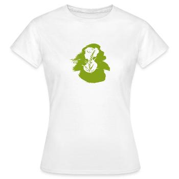 Veganerin Gesund - Frauen T-Shirt - Weiß - Vorne - AI Model Female 172 dark (172cm)