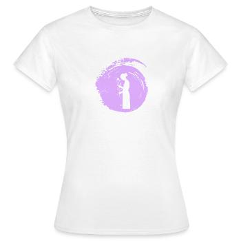 Floristik Hobbygärtner Blumenstrau - Frauen T-Shirt - Weiß - Vorne - AI Model Female 172 dark (172cm)