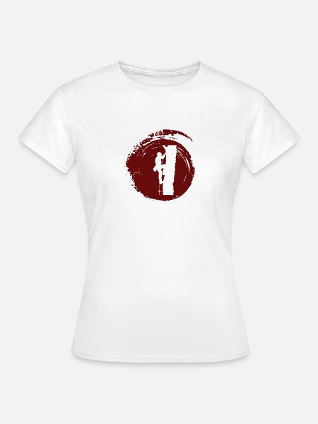 Kletterer Ausrüstung Baumklettern - Frauen T-Shirt - Weiß