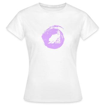 Montagnes russes Grande Roue Chapiteau - T-shirt Femme - blanc - Devant - AI Model Female 172 dark (172cm)