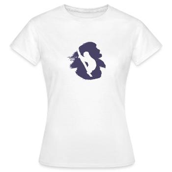 Paresseux paresseux - T-shirt Femme - blanc - Devant - AI Model Female 172 dark (172cm)