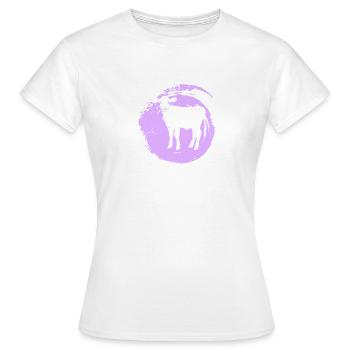 Bien-être animal végétalien - T-shirt Femme - blanc - Devant - AI Model Female 172 dark (172cm)