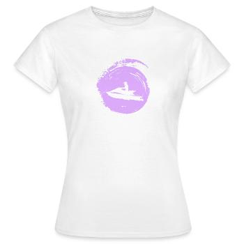 Wassersport Wasserski Motorschlitten - Frauen T-Shirt - Weiß - Vorne - AI Model Female 172 dark (172cm)