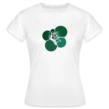 Équipement Accrobranche Ascension - T-shirt Femme - blanc - Devant - AI Model Female 172 dark (172cm)