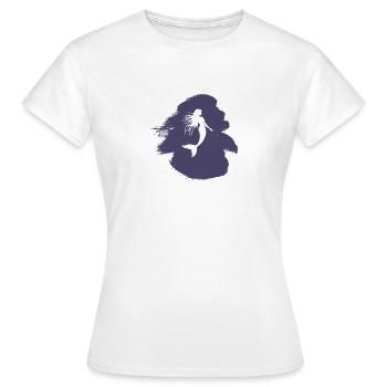 Lamantin Marina Sirène - T-shirt Femme - blanc - Devant - AI Model Female 172 dark (172cm)