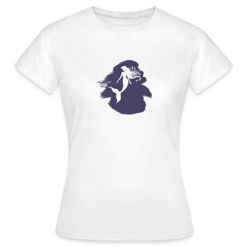 Sirène Lamantin Neptune - T-shirt Femme - blanc - Devant - AI Model Female 172 dark (172cm)