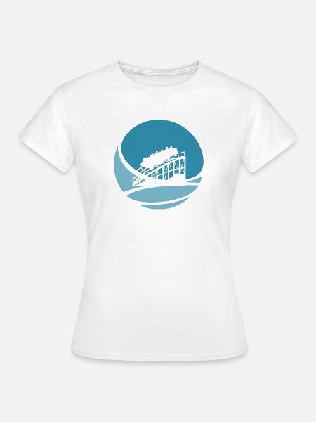 Riesenrad Lukas - Frauen T-Shirt - Weiß