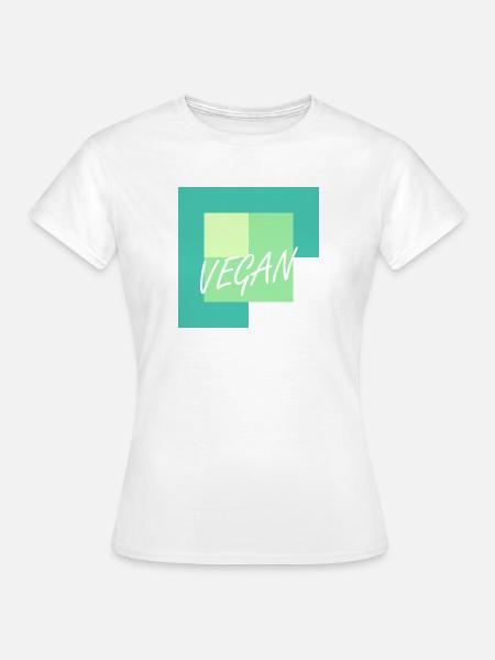Veganerin Tierschutz Pflanzlich - Frauen T-Shirt - Weiß