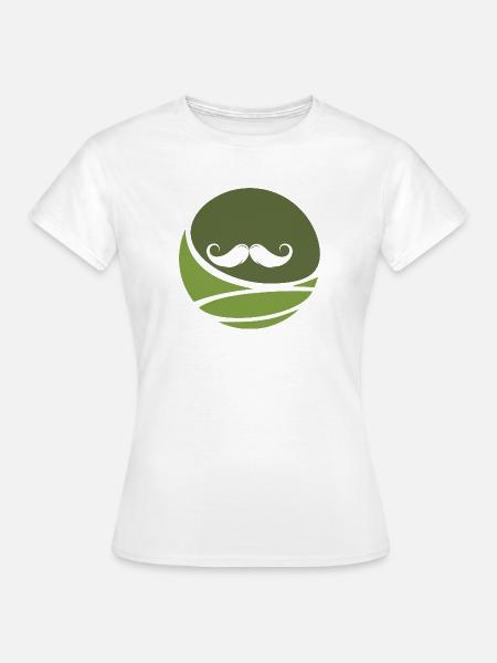 Schnurrbart Sir Baertig - Frauen T-Shirt - Weiß