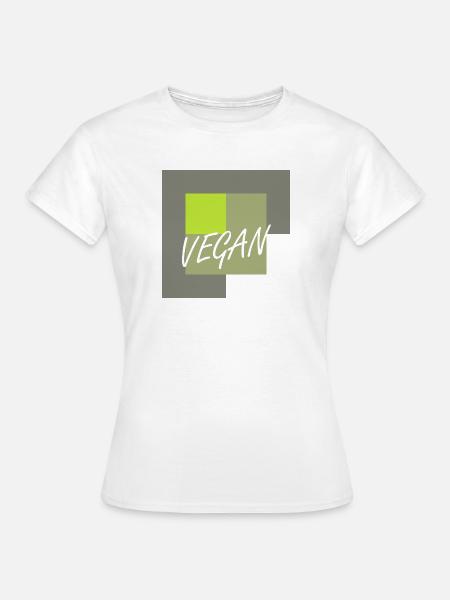 Veganerin Animal Rights Bio - Frauen T-Shirt - Weiß