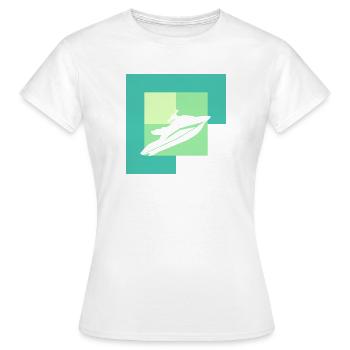 Jet Ski Jet Ski Motoneige - T-shirt Femme - blanc - Devant - AI Model Female 172 dark (172cm)