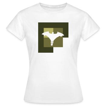 Cascadeur en wingsuit - T-shirt Femme - blanc - Devant - AI Model Female 172 dark (172cm)