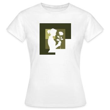 Florist Hobbygärtner Gartenbau - Frauen T-Shirt - Weiß - Vorne - AI Model Female 172 dark (172cm)