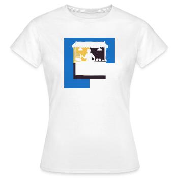 Fast Food Burger - Frauen T-Shirt - Weiß - Vorne - AI Model Female 172 dark (172cm)