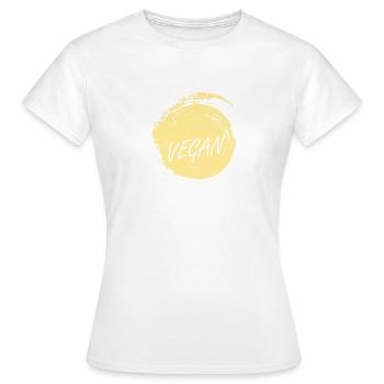 Vegan Veganer Animal Rights - Frauen T-Shirt - Weiß - Vorne - AI Model Female 172 dark (172cm)