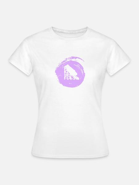 Riesenrad Kirmes Lukas - Frauen T-Shirt - Weiß