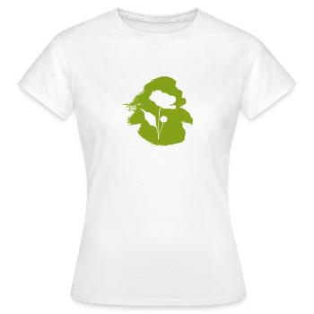 Flower Bouquet Garden Flower Power - T-shirt Femme - blanc - Devant - AI Model Female 172 dark (172cm)