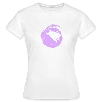 Wingsuit Gleiten - Frauen T-Shirt - Weiß - Vorne - AI Model Female 172 dark (172cm)