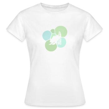Achterbahn Maßkrug Rummel - Frauen T-Shirt - Weiß - Vorne - AI Model Female 172 dark (172cm)