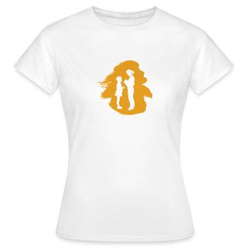 École primaire - T-shirt Femme - blanc - Devant - AI Model Female 172 dark (172cm)