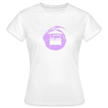 Imbiss lecker Imbisswagen - Frauen T-Shirt - Weiß - Vorne - AI Model Female 172 dark (172cm)