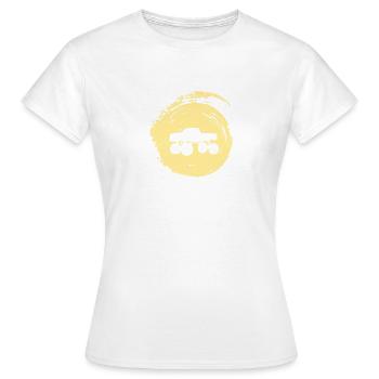 Monstertruck Gelaendewagen Geländefahrer - Frauen T-Shirt - Weiß - Vorne - AI Model Female 172 dark (172cm)