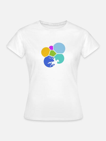 Western Sattel Sheriff - Frauen T-Shirt - Weiß