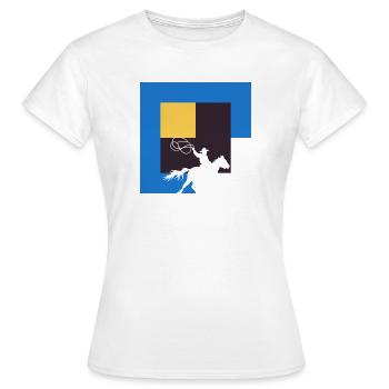 Cowboy Rodeo Ranch - Women's T-Shirt - white - Front - AI Model Female 172 dark (172cm)