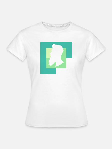 Gesichtsbehaarung Sir Gentleman - Frauen T-Shirt - Weiß