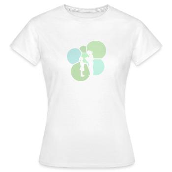 Enseignant à l’école primaire - T-shirt Femme - blanc - Devant - AI Model Female 172 dark (172cm)