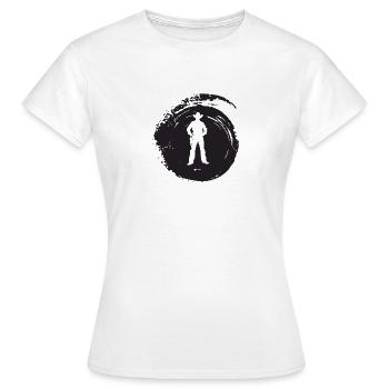 Cowboy Ranch Rider - Women's T-Shirt - white - Front - AI Model Female 172 dark (172cm)