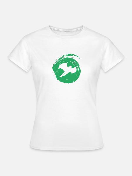Wingsuit Base Jumping Gleiter - Frauen T-Shirt - Weiß