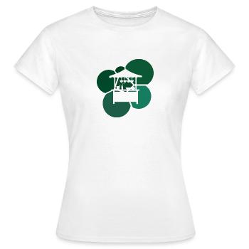 Snack Fast Food Burger - Women's T-Shirt - white - Front - AI Model Female 172 dark (172cm)