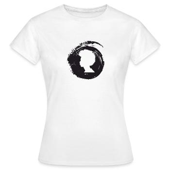Groove Afro 70s - Women's T-Shirt - white - Front - AI Model Female 172 dark (172cm)