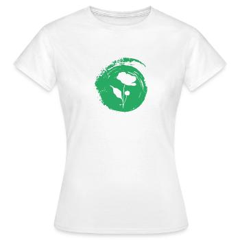 Blumenstrau Florist Gießkanne - Frauen T-Shirt - Weiß - Vorne - AI Model Female 172 dark (172cm)