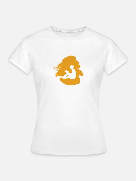 Leseratte Writing Bildung - Frauen T-Shirt - Weiß