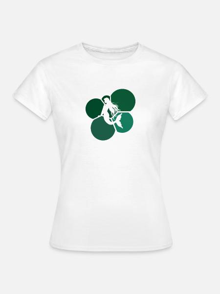 Seekuh Aquarium Flosse - Frauen T-Shirt - Weiß