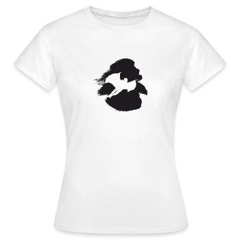 Wingsuit Gleiten Anzug - Frauen T-Shirt - Weiß - Vorne - AI Model Female 172 dark (172cm)
