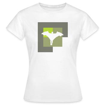 Wingsuit Fliegen Gleiter - Frauen T-Shirt - Weiß - Vorne - AI Model Female 172 dark (172cm)