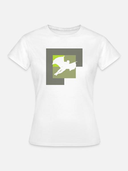 Wingsuit Unfall Fliegen - Frauen T-Shirt - Weiß