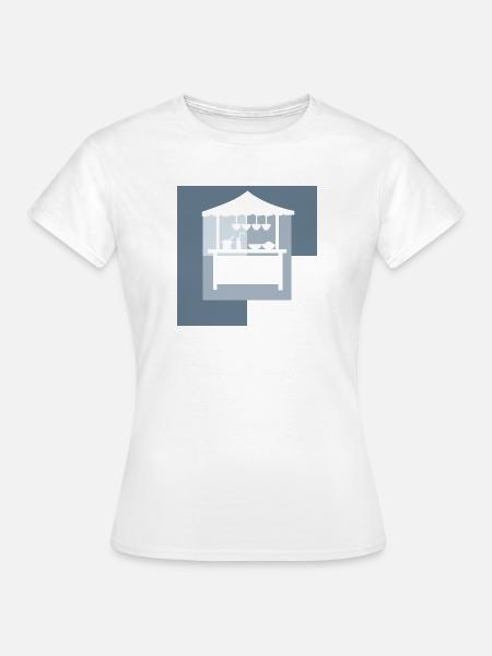 Imbisswagen Imbiss - Frauen T-Shirt - Weiß