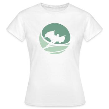 Wingsuit Gleiten Stuntman - Frauen T-Shirt - Weiß - Vorne - AI Model Female 172 dark (172cm)