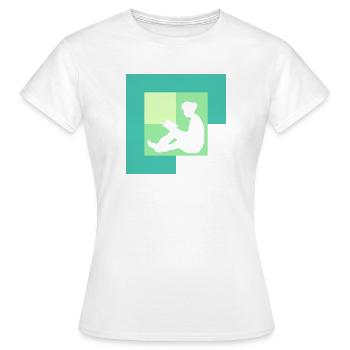 Littérature Bookworm Book - T-shirt Femme - blanc - Devant - AI Model Female 172 dark (172cm)