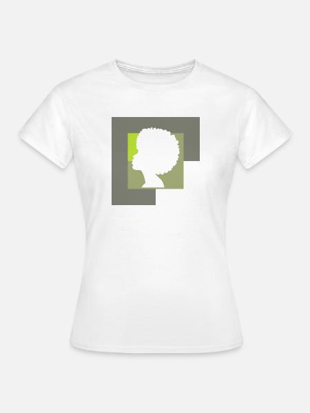 Soul Afro 70s - Frauen T-Shirt - Weiß