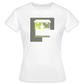 Restauration rapide délicieuse - T-shirt Femme - blanc - Devant - AI Model Female 172 dark (172cm)
