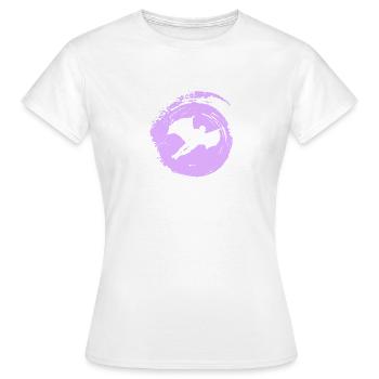 Wingsuit Vol Base Jump - T-shirt Femme - blanc - Devant - AI Model Female 172 dark (172cm)